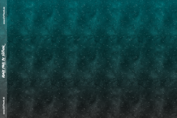 Ep - Grunge Panel - " petrol/dunkelgrau " - Bio French Terry - Höhe ca. 0,7 Meter